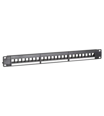 UTP patch panel til keystones - 24 porte