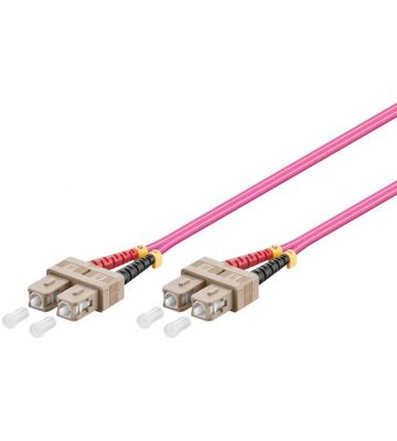 Fiberoptisk kabel SC-SC OM4 1m