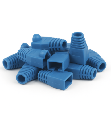 DANICOM RJ45 kabelbeskytter blå stor - 10 stk