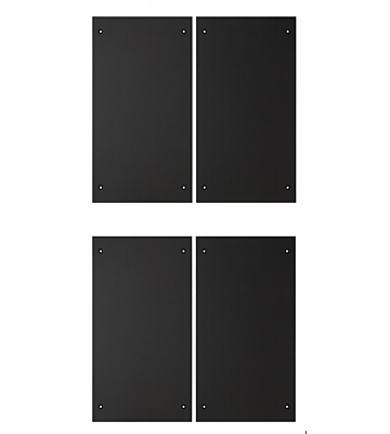 Datacentersæt med sidepaneler til 48U-skabe, 1200 mm dybe