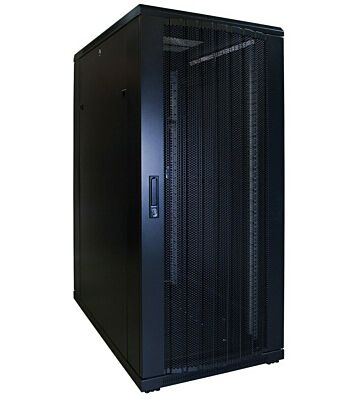 27U serverskab med perforeret låge 600x1000x1400mm (BxDxH)