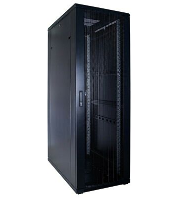 37U serverskab med perforeret låge 600x1000x1800mm (BxDxH)