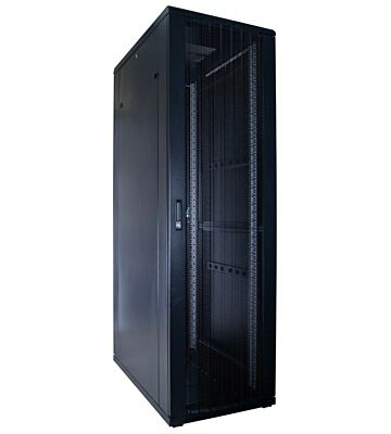 42U serverskab med perforeret låge 600x1000x2000mm (BxDxH)