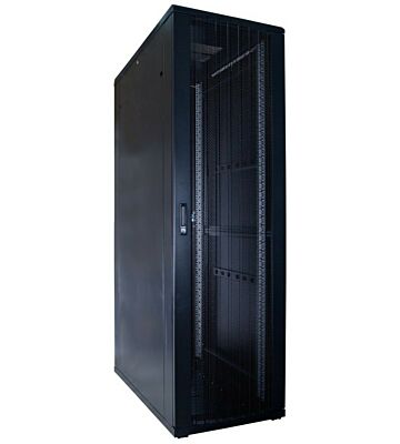 42U serverskab med perforeret låge 600x1200x2000mm (BxDxH)
