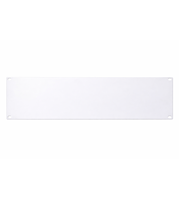 19 tommer dækpanel - 3U hvid
