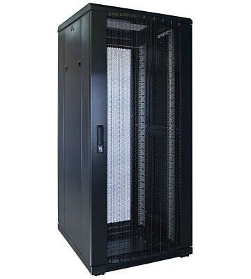27U serverskab med perforeret låge 600x600x1400mm (BxDxH)