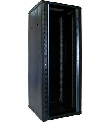 32U serverskab med glaslåge 600x600x1600mm (BxDxH)