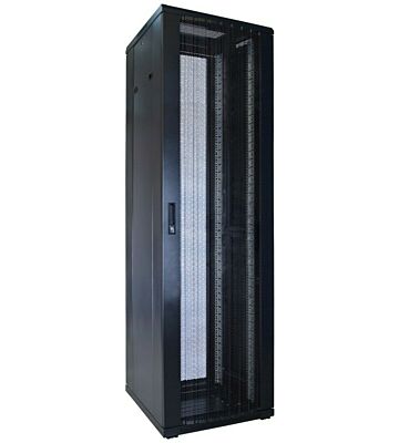 42U serverskab med perforeret låge 600x600x2000mm (BxDxH)