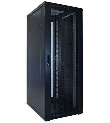 32U serverskab med perforeret låge 600x800x1600mm (BxDxH)
