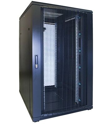 27U serverskab med perforeret låge 800x1000x1400mm (BxDxH)