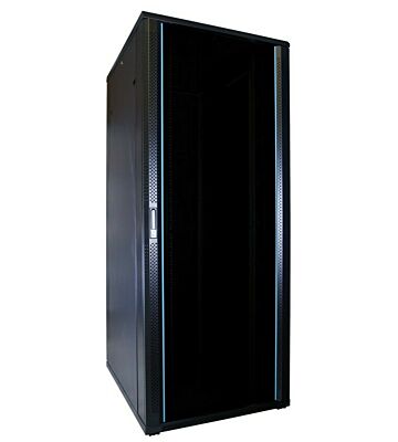 42U serverskab med glaslåge 800x1000x2000mm (BxDxH)