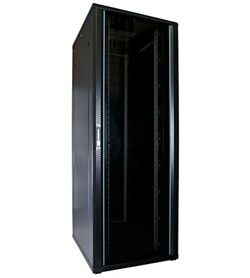 47U serverskab med glaslåge 800x1000x2200mm (BxDxH)