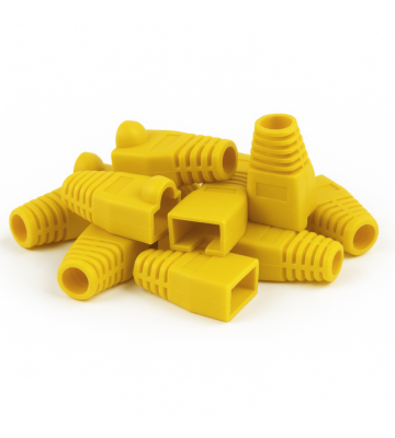 DANICOM RJ45 Kabelgennemføring Gul - 10 stk