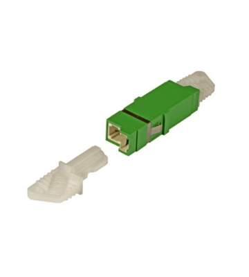 Singlemode keystone kobling E2000-E2000 simplex grøn