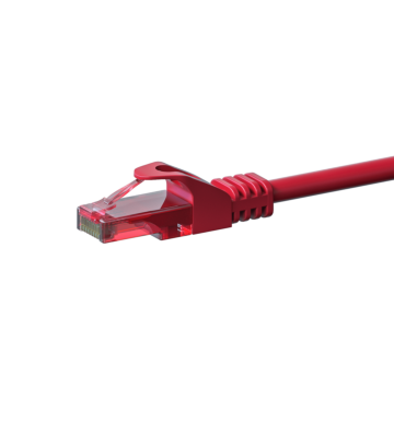 UTP CAT6 patchkabel 1m rød - 100% kobber