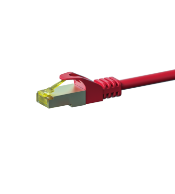 Cat7 S/FTP (PIMF) patchkabel 20m rød