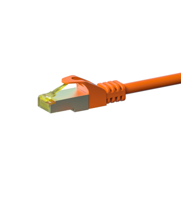 Cat7 S/FTP (PIMF) patchkabel 0,50 m orange