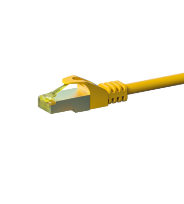 Cat7 S/FTP (PIMF) patchkabel 0,50m gul