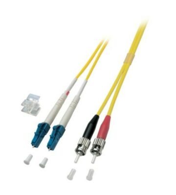 OS2 duplex fiberoptisk kabel LC-ST 20m