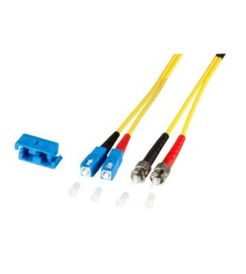 OS2 duplex fiberoptisk kabel SC-ST 7,50m