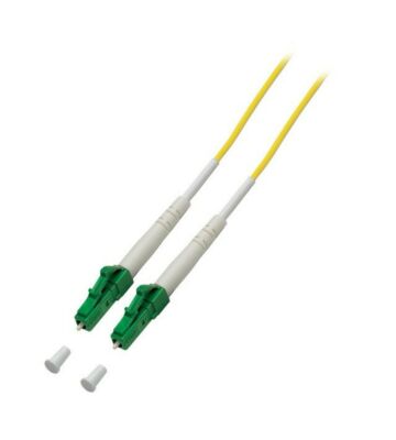 OS2 simpleks fiberoptisk kabel LC/APC-LC/APC 1m