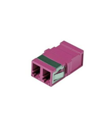 Multimode keystone-kobling LC-LC duplex lilla