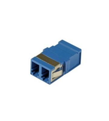 Singlemode keystone-kobling LC-LC duplex blå