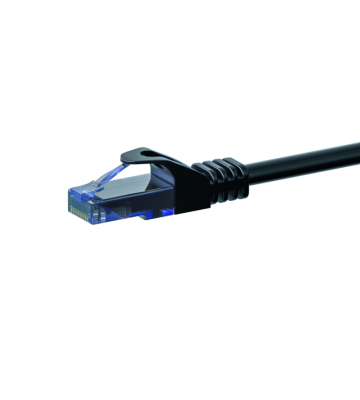 UTP CAT6a patchkabel 5m sort - 100% kobber