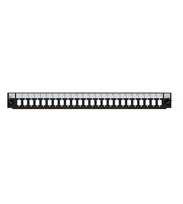 Front LC/SC/E2000 24 porte egnet til universal fiberoptisk bakke