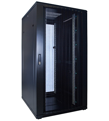 32U serverskab med perforeret dør 800x1200x1600mm (BxDxH)
