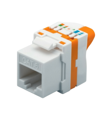 Cat6 UTP Keystone Connector - Værktøjsfri Twist