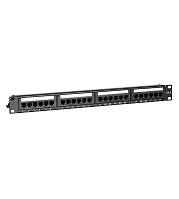 CAT6 UTP patch panel - 24 porte
