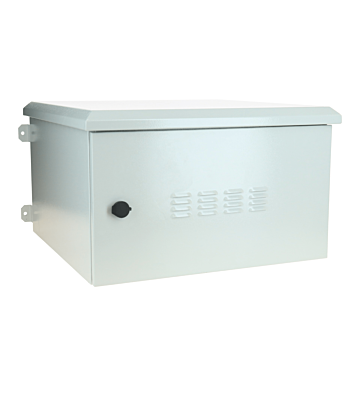 6U udendørs vægskab IP55 - 600x600x368mm (BxDxH)