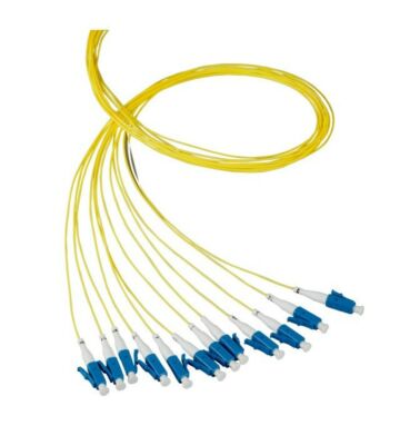 OS2 fiberoptisk pigtail gul LC/PC - 12 stk