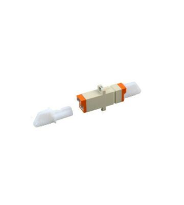 Multimode kobling E2000-E2000 simplex beige
