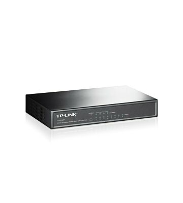 TP-Link 8-ports SF1008P uadministreret PoE-switch