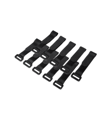Kabelstrop - sort - 10 stk