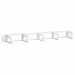 19 tommer kabelholder 1U hvid