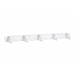 19 tommer kabelholder metal 1U - hvid