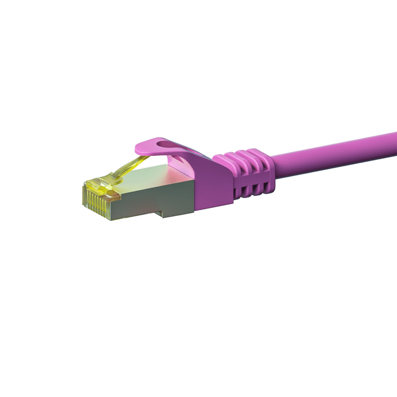 Cat7 S/FTP (PIMF) patchkabel 5m pink