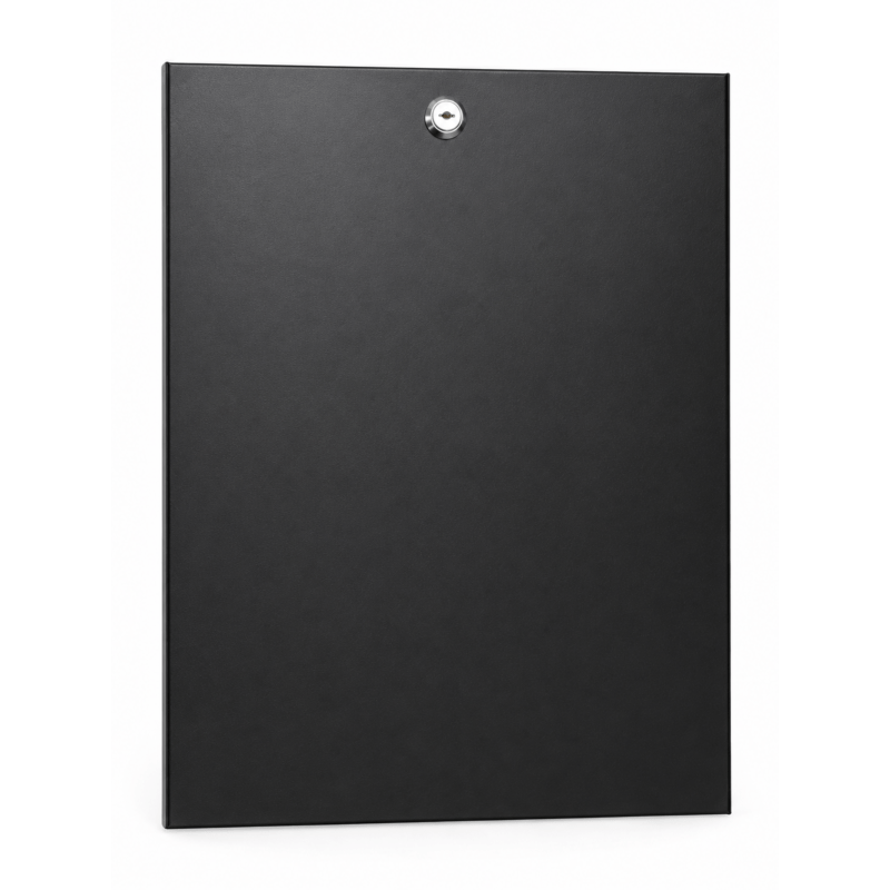 12U sidepanel til 10" serverskab - 450mm dyb med lås