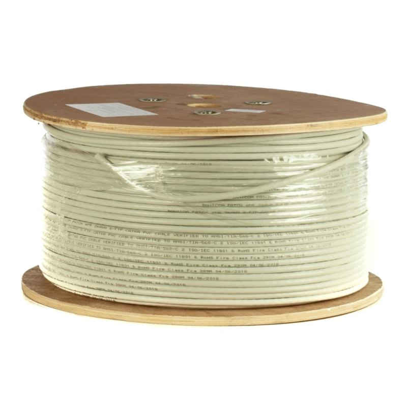 DANICOM CAT6A U/UTP 500m kabel på rulle fleksibel - PVC (Fca)