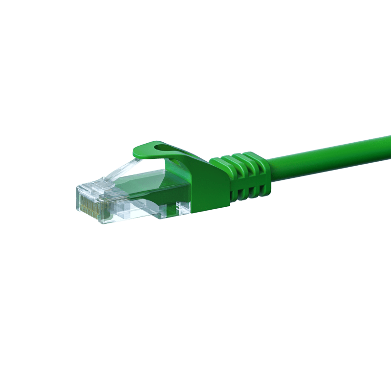 UTP CAT5e patchkabel 2m grøn - 100% kobber