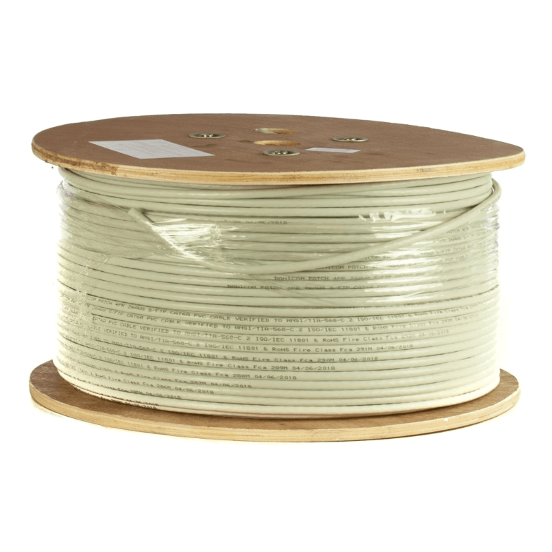 DANICOM CAT6 100% kobber UTP 500m kabel på rulle - LSZH (Cca)
