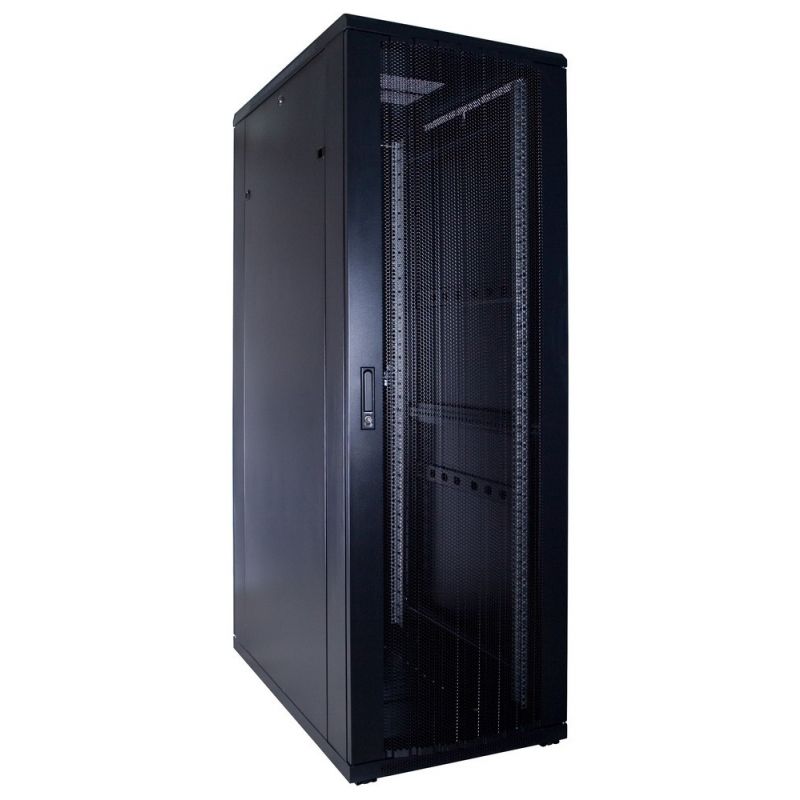 37U serverskab med perforeret låge 600x1000x1800mm (BxDxH)