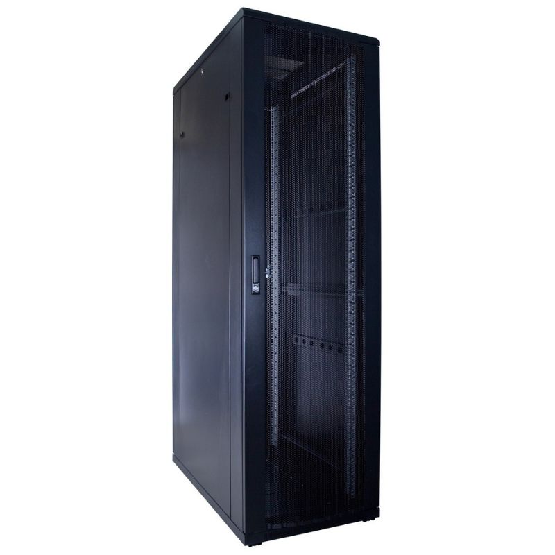 42U serverskab med perforeret låge 600x1000x2000mm (BxDxH)