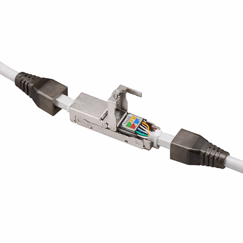 DANICOM STP CAT6 værktøjsfrit tyndt kabelstik