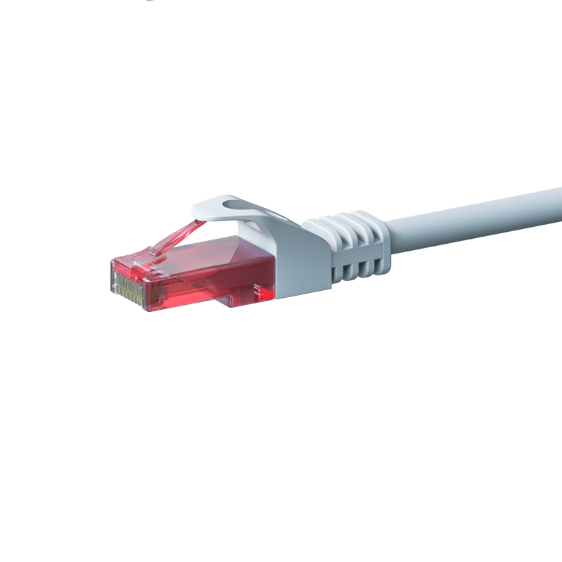 UTP CAT6 patchkabel 5m hvid - 100% kobber