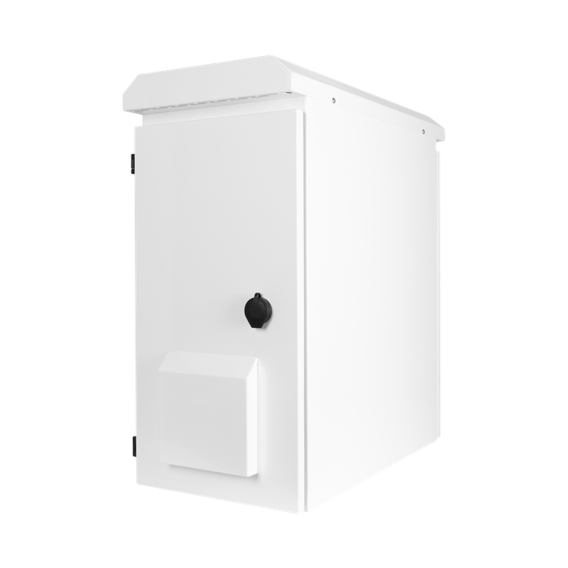 6U udendørs vægskab til lodret montering IP55 - 600x280x600mm (BxDxH)