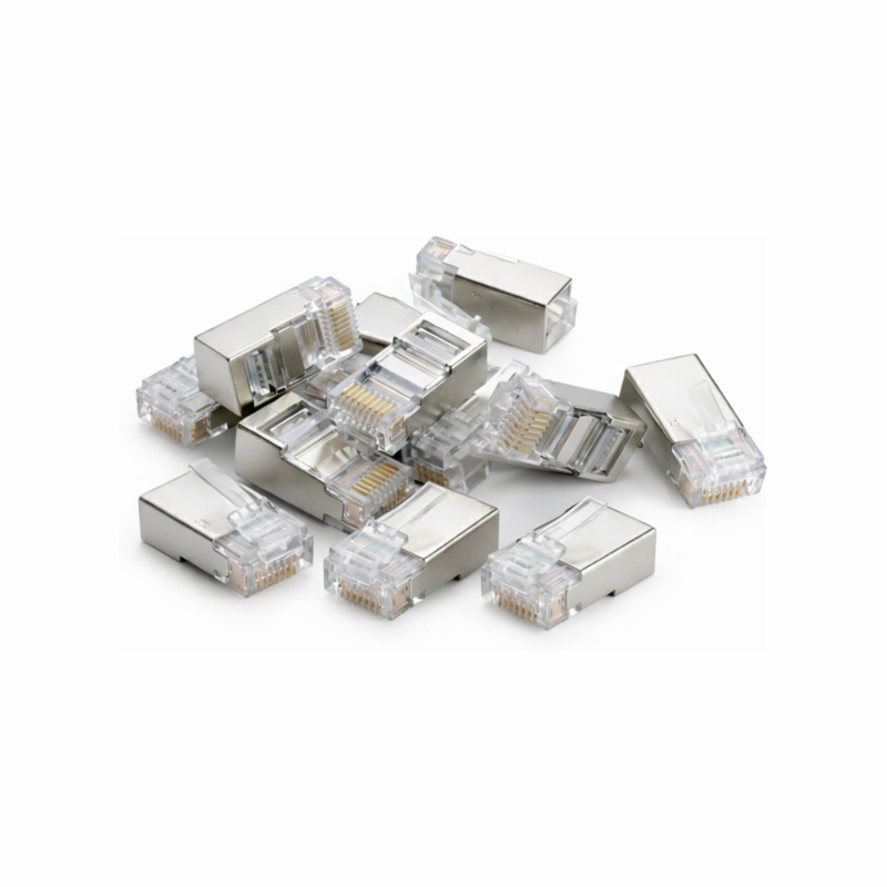 DANICOM FTP CAT6 RJ45 Connector - til fleksibel kerne - 10 stk